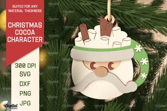 3D Christmas Cocoa Gnome Laser Cut Review