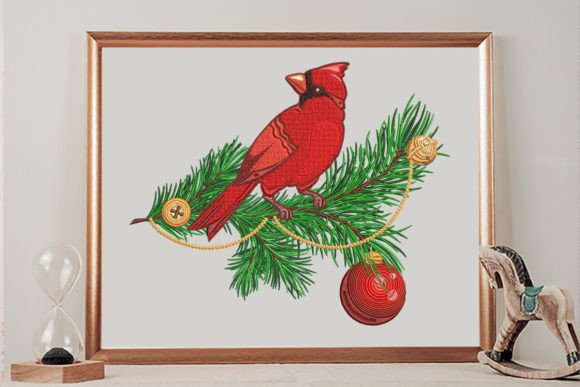 Christmas Arrangement with Cardinal Bird: A Publisher’s Review