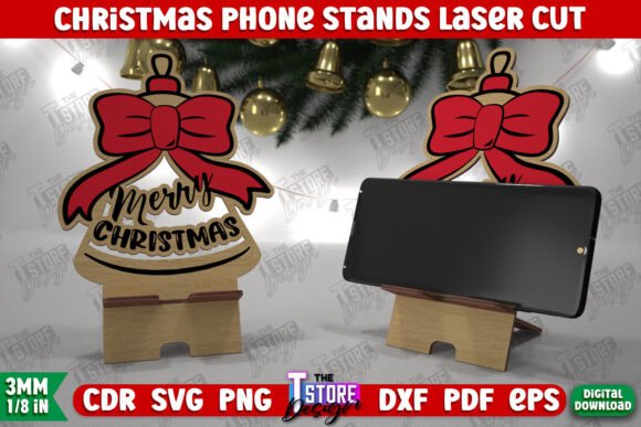 Christmas Phone Table Stand Gift Idea for Winter Amp