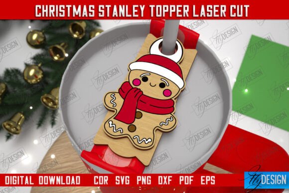 Christmas Stanley Topper Tumbler Tags for Winter Amp