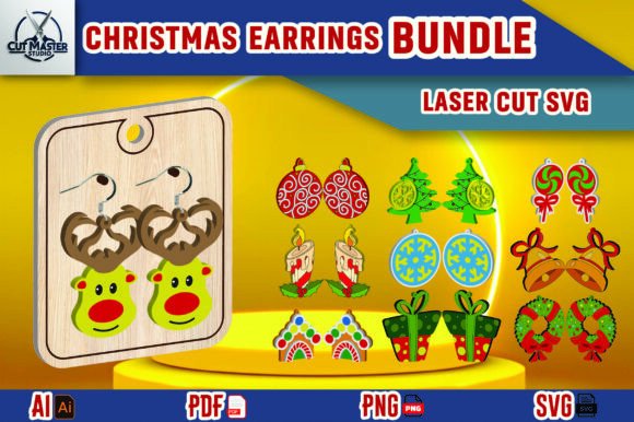 Review: Christmas Earrings SVG Bundle