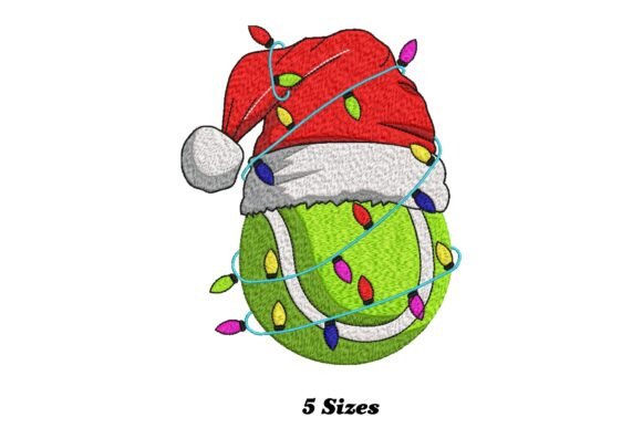 Review: Lighting Tennis Ball Christmas Embroidery Design