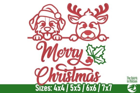 Review: Merry Christmas Santa and Dog Outline Design