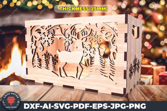 Reviewing Christmas Laser Cut Storage Gift Box 02 for Winter Amp