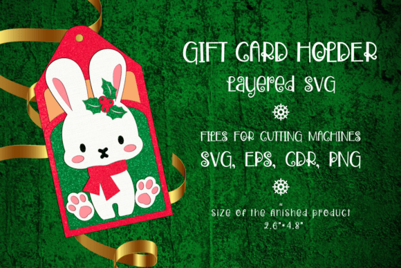 Reviewing the Christmas Bunny Gift Card Holder