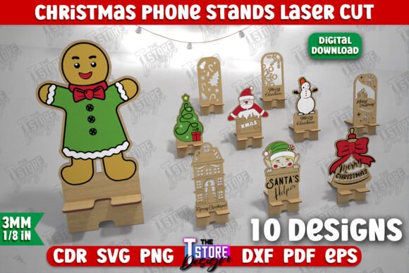 Reviewing the Christmas Phone Stands Bundle for Winter Amp