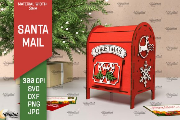 Reviewing the Christmas Santa Mail Box Laser Cut Design