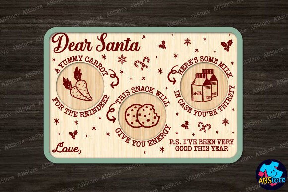Reviewing the Christmas Santa Tray Laser Cut Design
