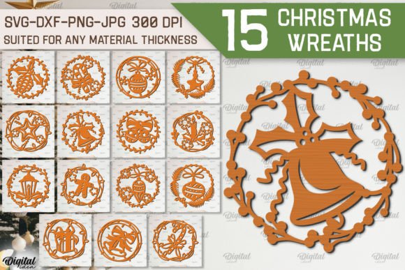 Reviewing the Christmas Wreaths Laser Cut Bundle for Winter Amp Projects