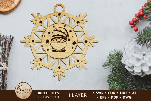 Reviewing the Gnome Cut File for Ornaments