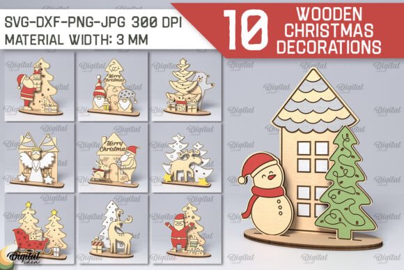 Reviewing Wooden Christmas Decor Laser Cut Bundle for Embroidery